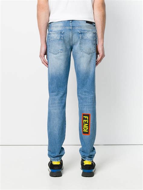 mens fendi pants|fendi jeans men's.